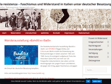 Tablet Screenshot of partigiani.de